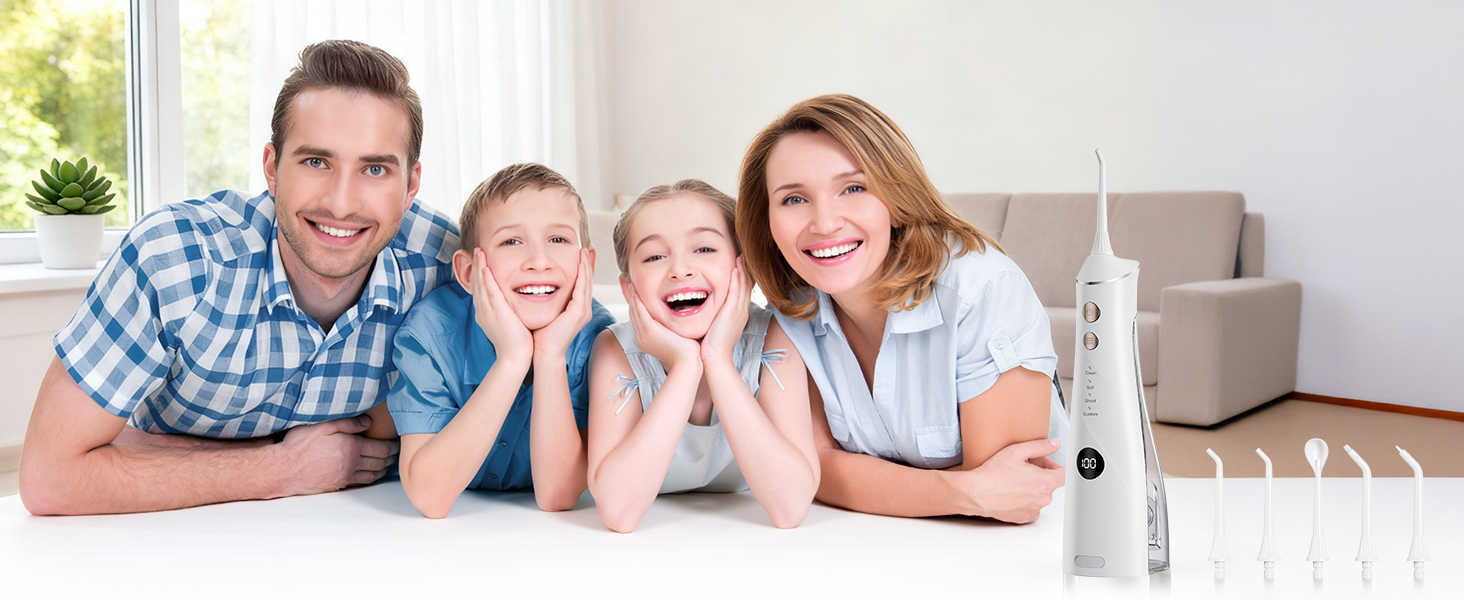 Електрична насадка для душу Munddusche: 5 струменів, 4 режими, для догляду за порожниною рота, водонепроникність IPX7, для дому та подорожей