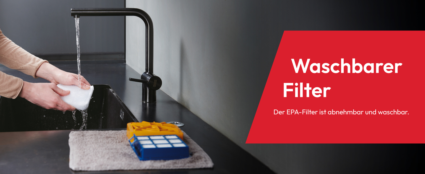 Пилголом Hoover HE2 Kompakt: потужний пилосос з мішком для твердих поверхонь та килимів, фільтр EPA, 3.5 л контейнер, аксесуари, 850 Вт, радіус дії 10 м [HE2Z10A]