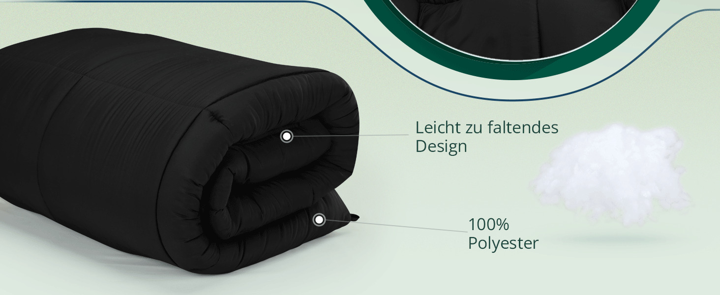 Ковдра Utopia Bedding, 180x200 см, біла, 370 GSM, дихаюча, стегане покривало, супер м'яка