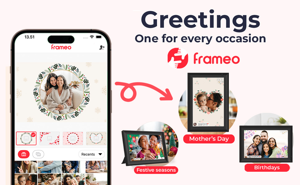 Цифровий фотоальбом Frameo 10.5