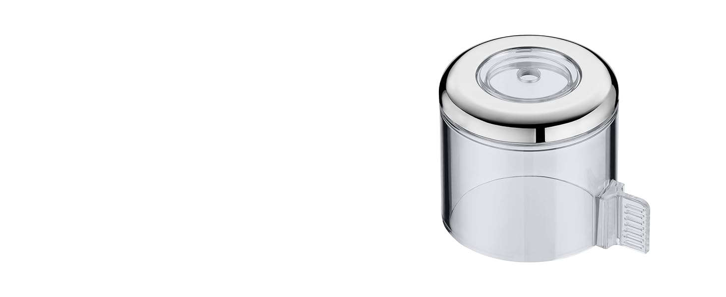 Електричний яйцеварник WMF Stelio, нержавіюча сталь, 1-7 яєць, 380 Вт, регулювання ступенів нагріву, функція підтримання тепла, мірний стакан з викруткою для яєць