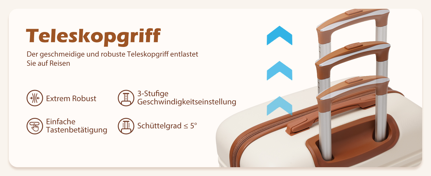 Набір валіз COOLIFE 5 в 1: велика валіза на коліщатках, рюкзак та аксесуари (темно-зелений/коричневий)