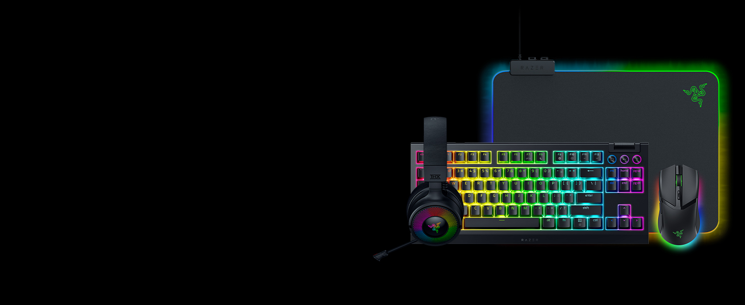 Механічна ігрова клавіатура Razer BlackWidow V4 TKL HyperSpeed з Green Switch (RGB Chroma, 6 макро-клавіші, QWERTZ DE-Layout)