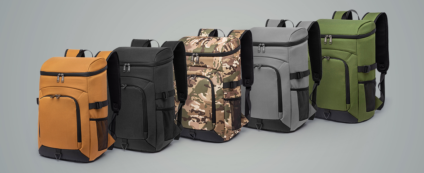 Рюкзак-холодильник Laripwit на 54 банки, 32л, камуфляж - ідеальний для пікніків, походів та кемпінгу