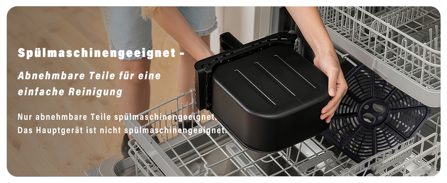 Аерофритюрниця Citybee XXL 10л (5л+5л) з двома камерами та вікном, Dual Zone Airfryer, 2200W, сенсорне керування, таймер 24г, чорна