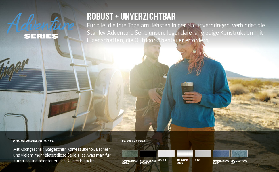 Термокружка Stanley Adventure Vacuum Stein 709 мл, зелений Hammertone - зберігає холод до 7 годин