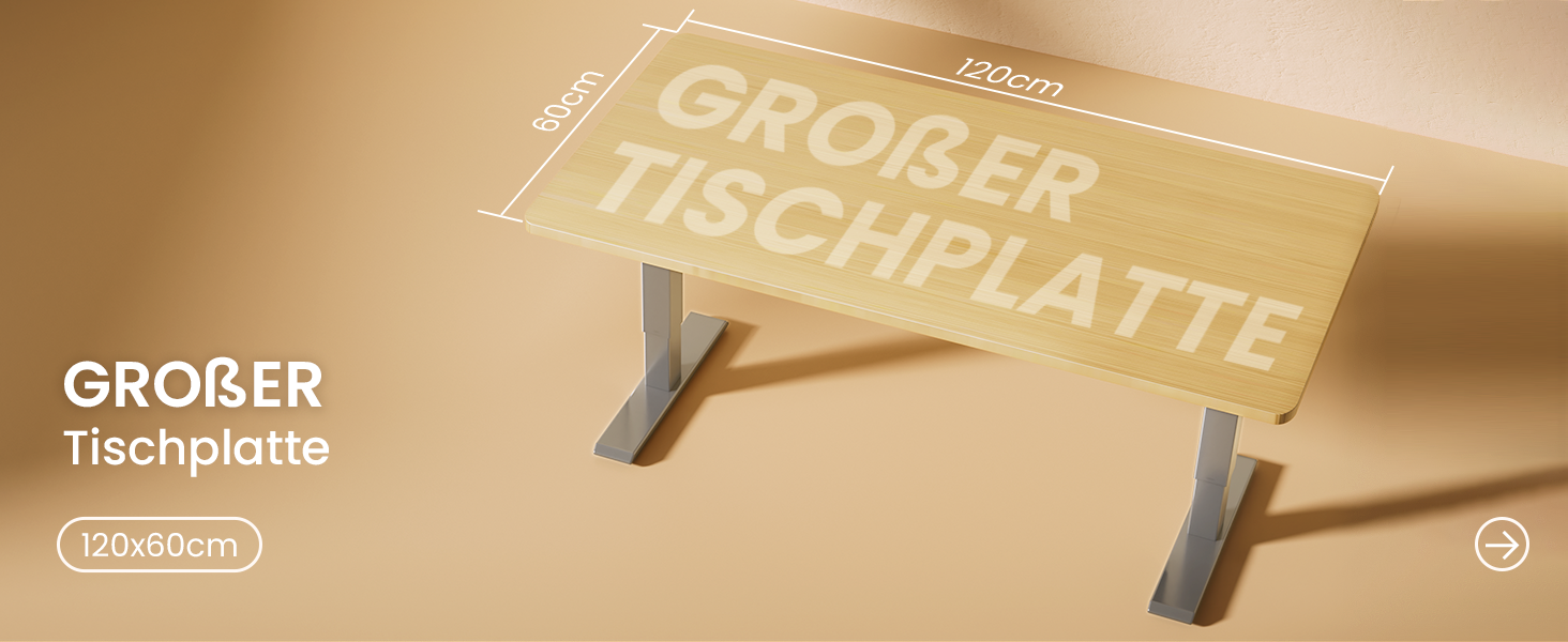 Електричний регульований стіл MAIDeSITe T1 Pro (Сірий) з 4 пам'яттю висоти та потужним мотором