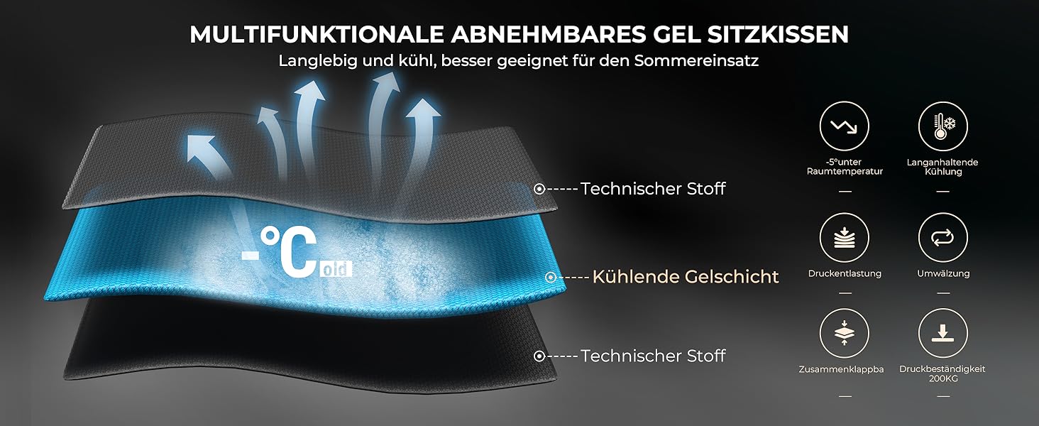 Ігровий крісло Dowinx з тканини та кишеньковим пружинним сидінням, крісло для геймерів з масажем та підголівником, ергономічне гоночне крісло з підніжкою, чорний колір, висувна підніжка