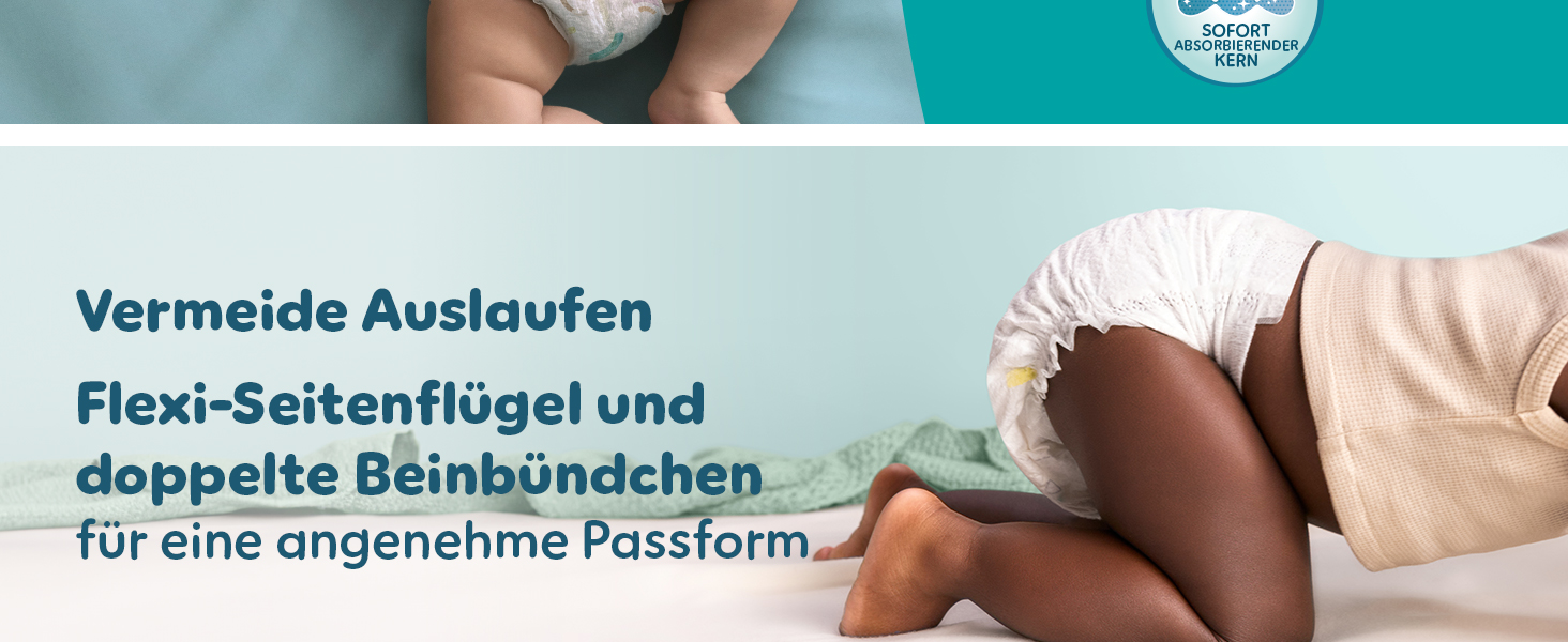 Підгузки Pampers Baby-Dry на застібках, розмір 8 (17 кг+), 120 шт, велика упаковка