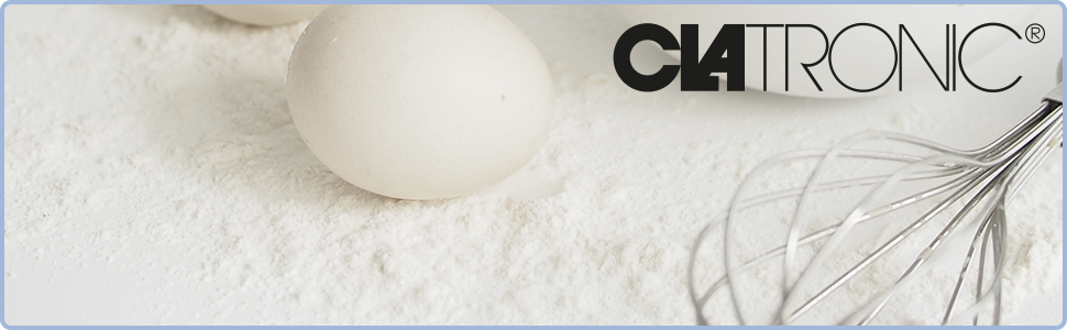 Кухонна машина Clatronic KM 3711 (Блакитна) 1100 Вт, 5л, з гаками для тіста та міксером | Кухонний комбайн для тіста та міксера