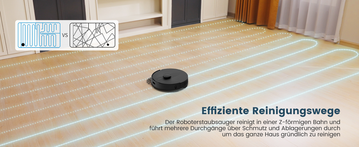 Робот-пилосос AIRROBO T20+ з функцією миття, 3.5л, станція самоочищення, 180хв роботи, LiDAR навігація, потужне всмоктування, керування через додаток, колір: чорний