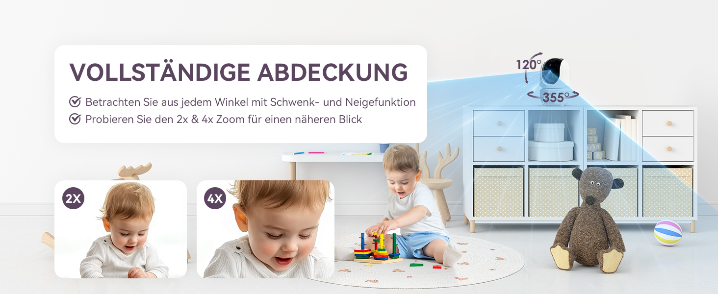 Радіоняня з двома камерами 7