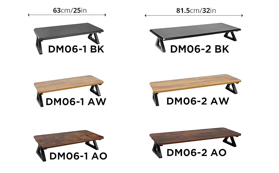 Підставка для монітора Duronic DM06-1 AO 62x30см До 10 кг Висота 15 см Ергономічне кріплення для столу