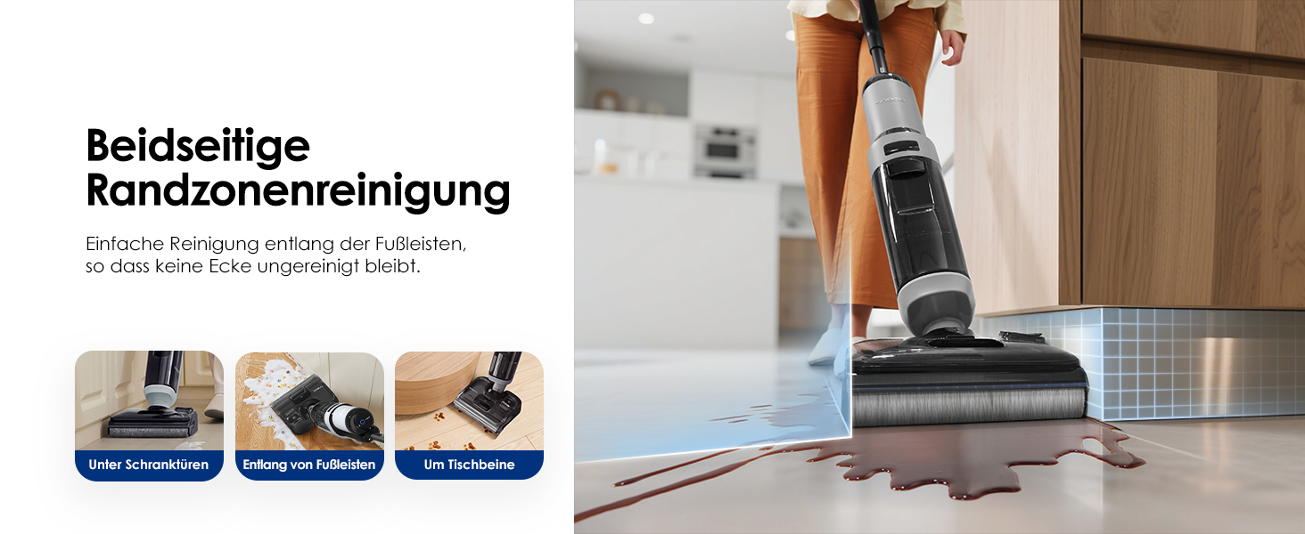 Tineco Floor ONE i5 Stretch: Акумуляторний пилосос 2-в-1 для вологого та сухого прибирання з функцією гарячого повітря