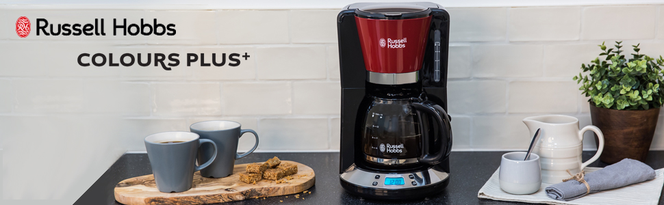 Тостер Russell Hobbs Colours+ нержавіюча сталь, 2 широкі слоти, розморожування, 6 режимів, 1000 Вт