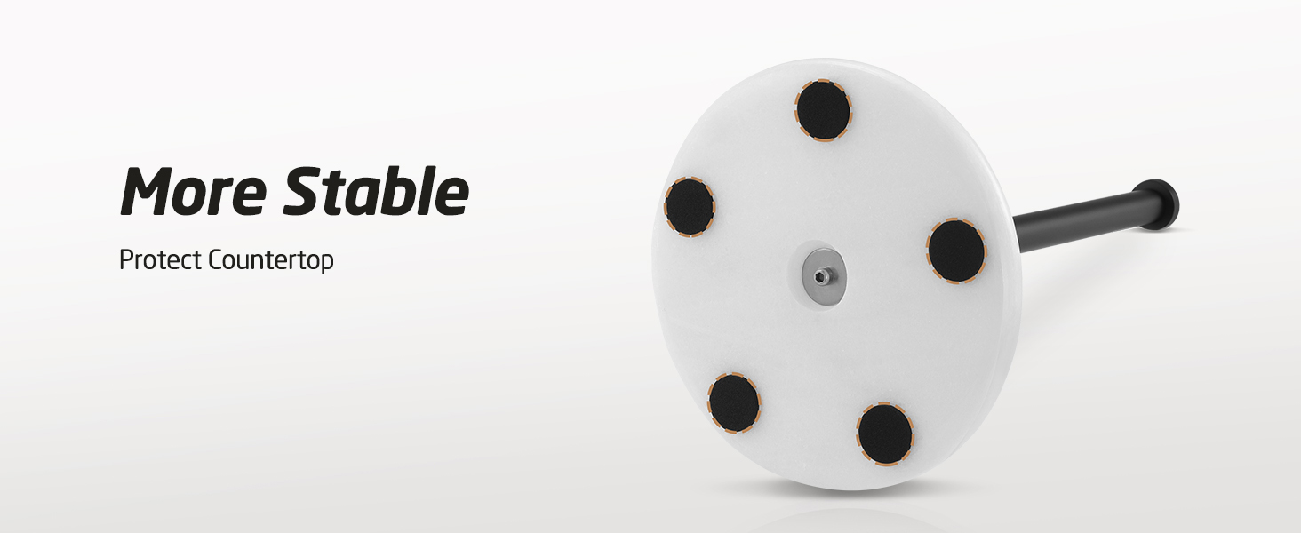 Тримач для паперових рушників KES з мармуром та нержавіючої сталі SUS304, підстільний, чорний, 20 см