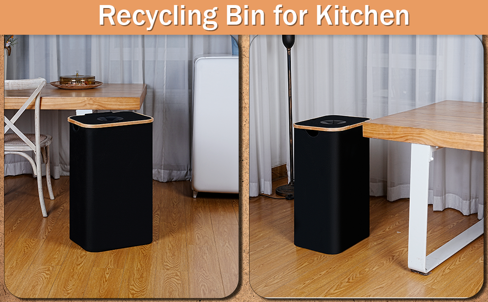 Контейнер для збору пляшок з кришкою 100л, зручне зберігання з двома ручками