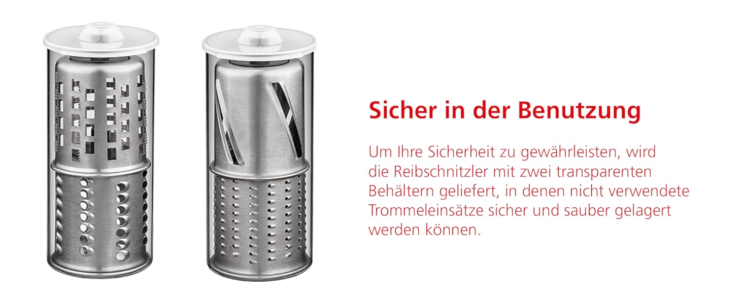 Електричний овочевий слайсер Solis Slice & More 8401 - 5 насадок, нержавіюча сталь, 350 Вт