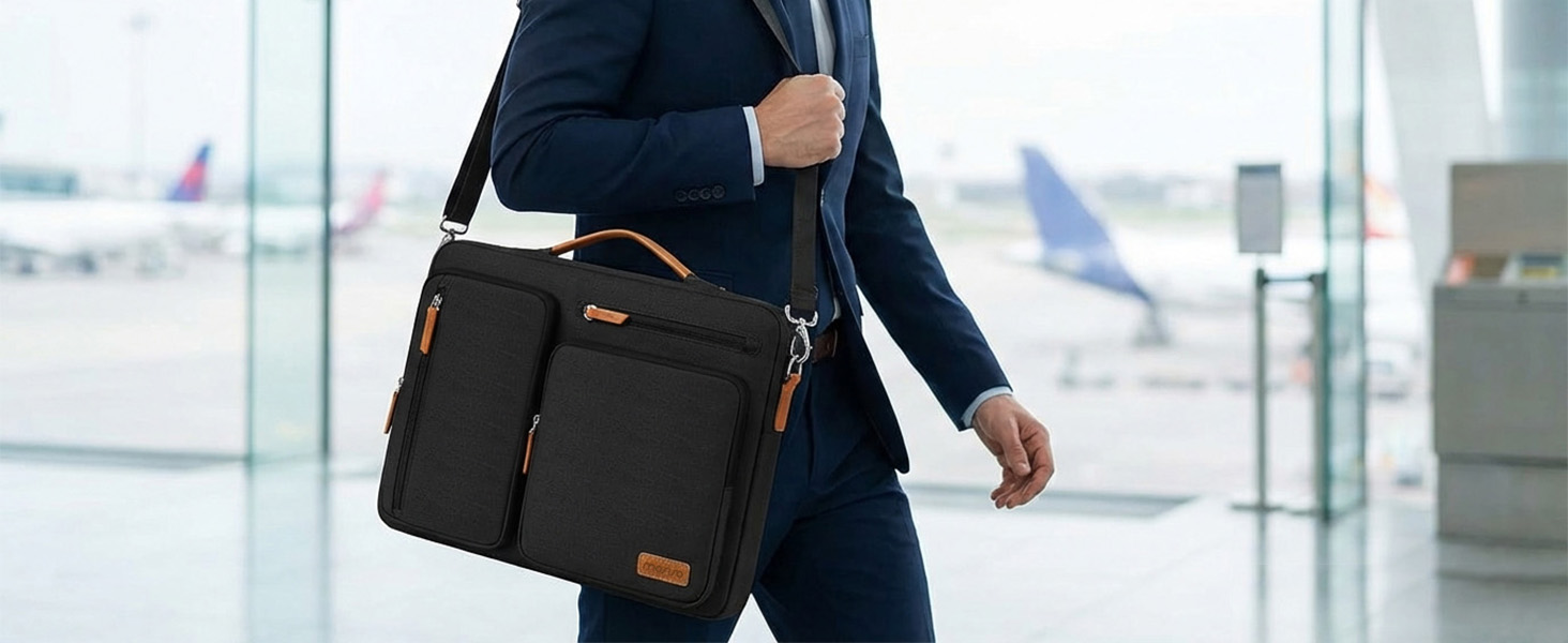 Чохол-сумка для ноутбука MOSISO 16 дюймів 360° захисний, для MacBook Pro M1 M2 M3 M4 M5, Lenovo, HP, чорний