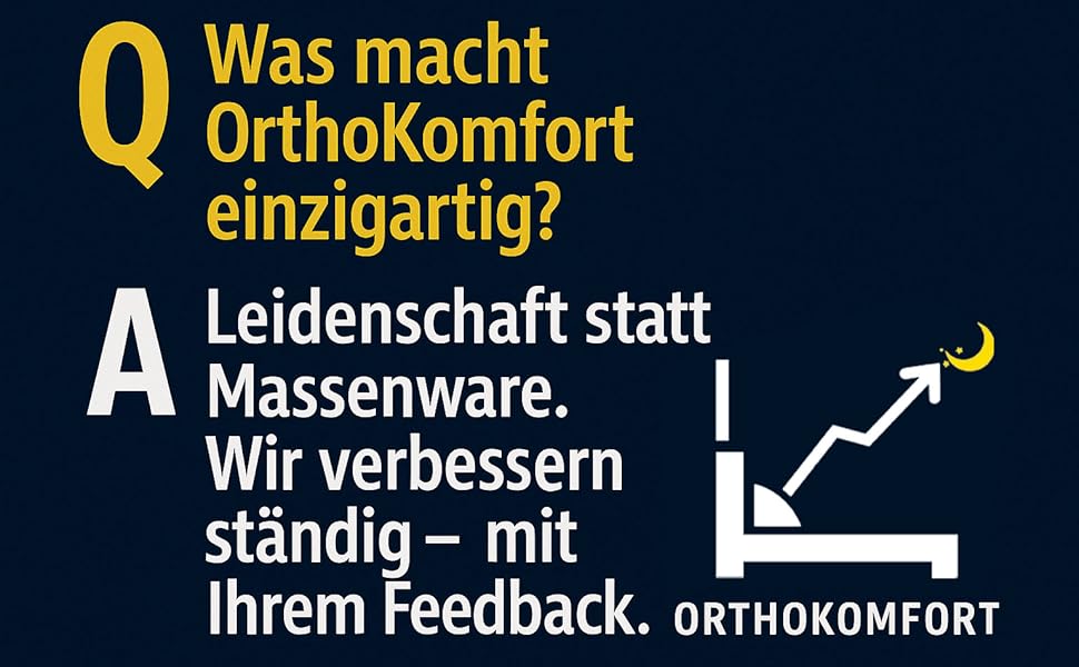 Ортопедична подушка OrthoKomfort® Memory Foam для сну на боці та спині | З піною Memory Foam | Сертифікована Oeko-TEX | Знімний чохол | Для здорового сну без болю | Біла подушка