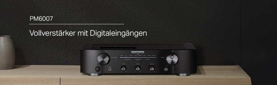 Підсилювач Marantz PM6007, 2x60 Вт, опт./фоновхід, вихід сабвуфера, сріблясто-золотий