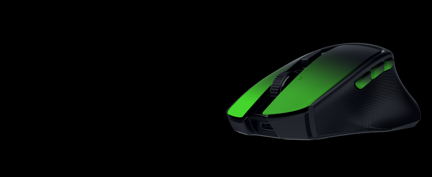 Бездротова ігрова миша Razer Basilisk Mobile AI Prompt Master, сенсор Focus X 18K, три режими підключення, перемикачі Gen-3, чорна