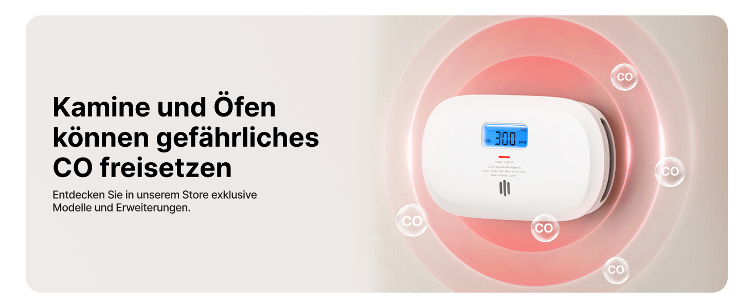 X-Sense Детектор диму з Wi-Fi, 10 років роботи батареї та базовою станцією SBS50 (6 шт.), фотоелектричний, бездротовий, SD19-MN61, білий