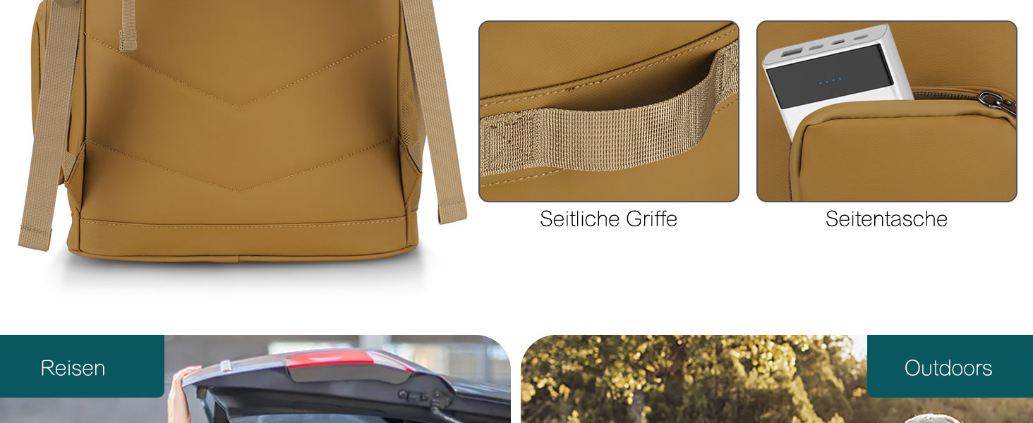 Рюкзак-холодильник 30L, водонепроникний, для пікніка, пляжу, кемпінгу, відпочинку на природі (зелений/жовтий)