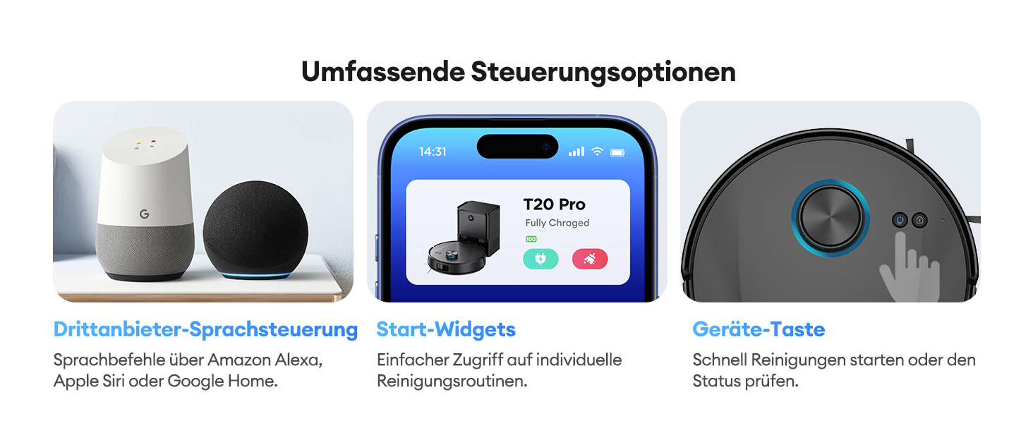 Робот-пилосос Ultenic T20 Pro з функцією миття, 8000 Па, док-станція 3,5 л, для шерсті тварин та килимових покриттів, AI-лазерне уникнення перешкод, керування через додаток