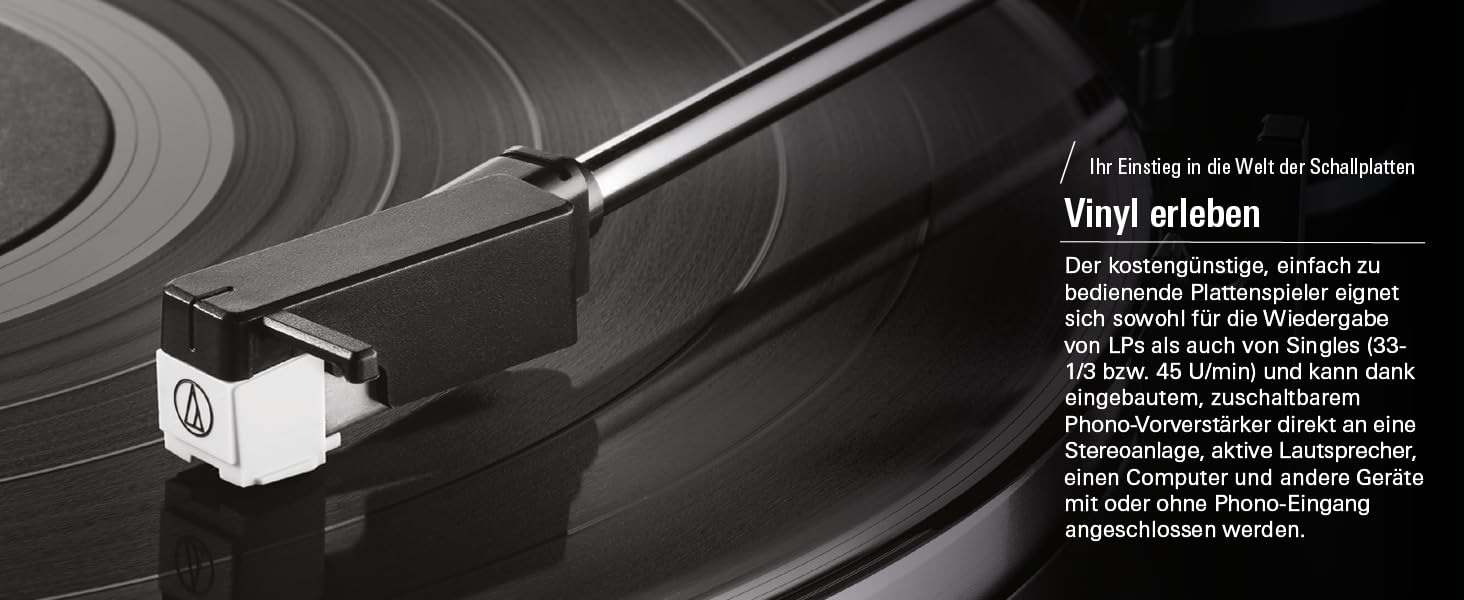 Програвач вінілу Audio-Technica LP60XBTBK з Bluetooth, автоматичний, ремінний привід, чорний, аналоговий стерео