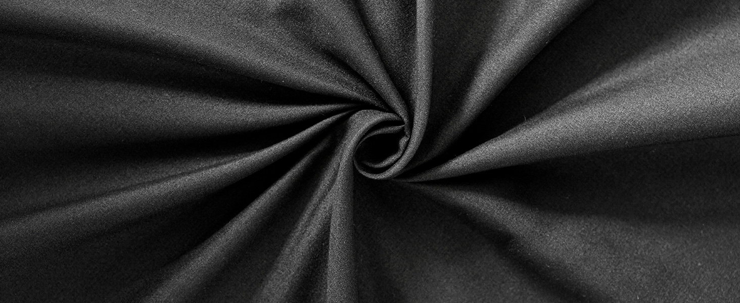 Чорна постільна ковдра Good Nite 200x200 см, 3 шт. (ковдра + 2 наволочки) з мікрофібри, дихаюча, м'яка