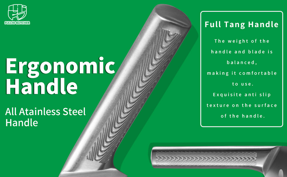 Набір кухонних ножів Fullhi 14 предметів з бруском для заточування, набір кухонних ножів з блоком, преміум якість (срібляста сталь)