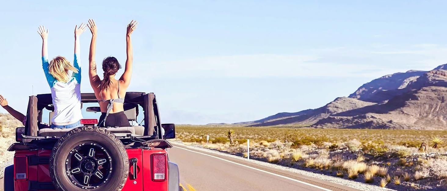 Набір валіз Joyway 5шт з ABS пластику, розширюваний, з TSA-замком, 4 колеса, сірий. Включає: валізу, велику сумку, косметичку.