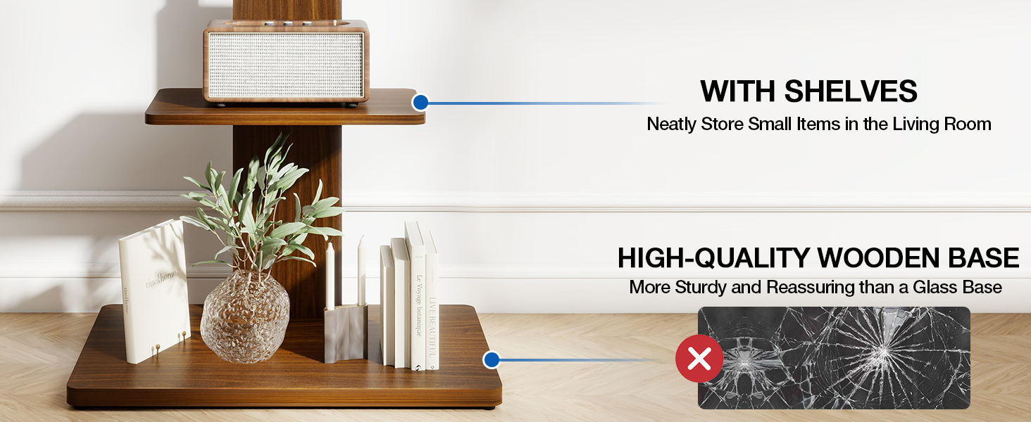 Підставка для телевізора TVON: мобільна, з регулюванням висоти, для 32-70 дюймів, до 45 кг, VESA 400x400 мм