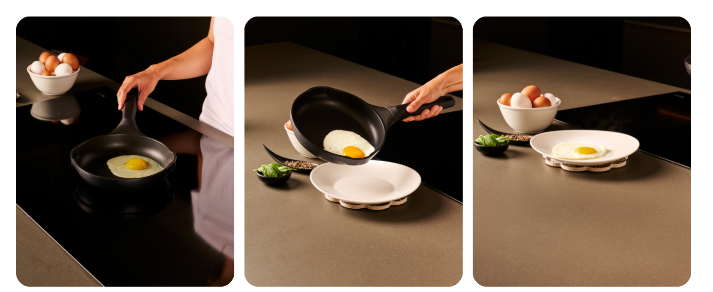 Квадратна сковорода-гриль Stone&Stone 28x28 см | Професійна сковорода для стейків | Німецьке антипригарне покриття GREBLON C3+ без PFOA | Знімна ручка | Підходить для індукційних, газових плит та духовки | Для приготування барбекю з щипцями 28 см