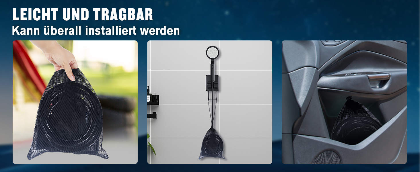 Портативна душова кабіна для кемпінгу з акумулятором 10000mAh та 20л баком, комплект для відпочинку на природі, саду, автомийки та тварин