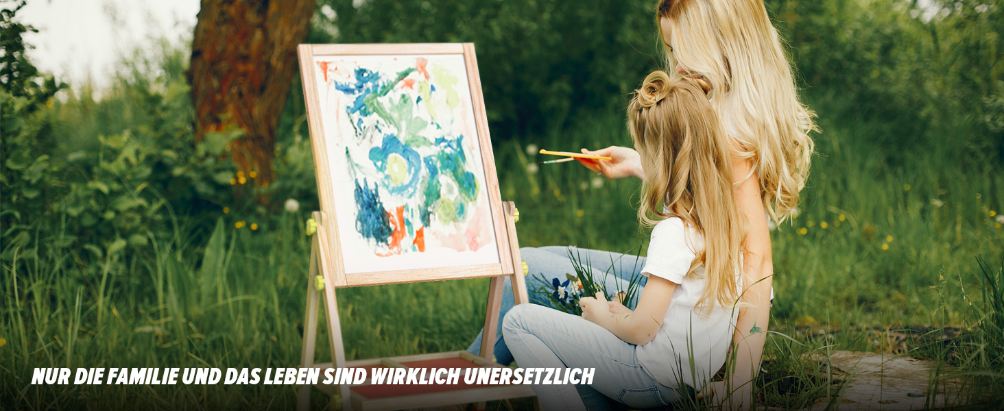 Дитячий стіл Joyooss: магнітно-крейдова дошка, регульована висота, для дітей 2-4 та 4-8 років, натуральний колір