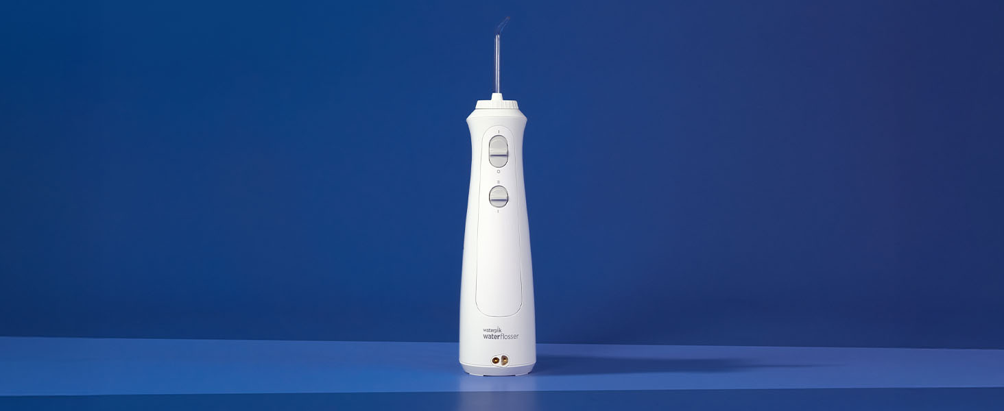 Waterpik Advanced Бездротова Іригатор для Ротової Порожнини, Іригатор для Зубів, Білий, 4 Насадки, 3 Режими, Індукційна Зарядка