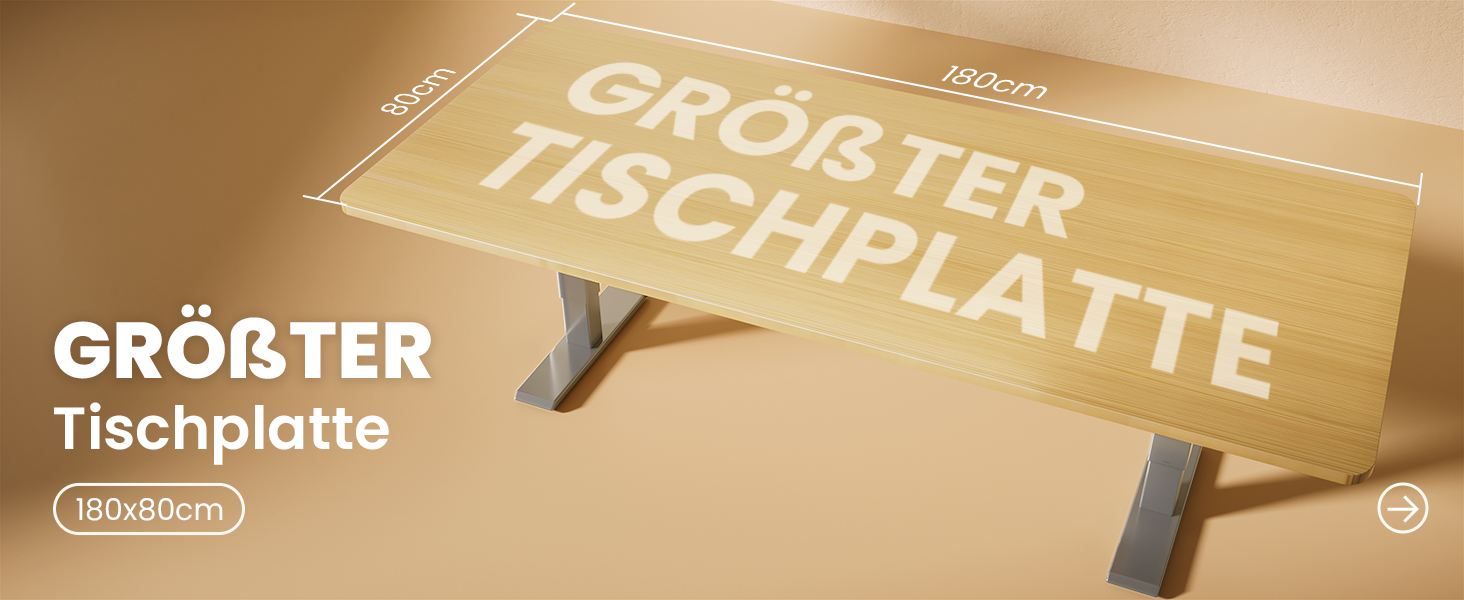 Електричний регульований стіл MAIDeSITe T1 Pro (Сірий) з 4 пам'яттю висоти та потужним мотором