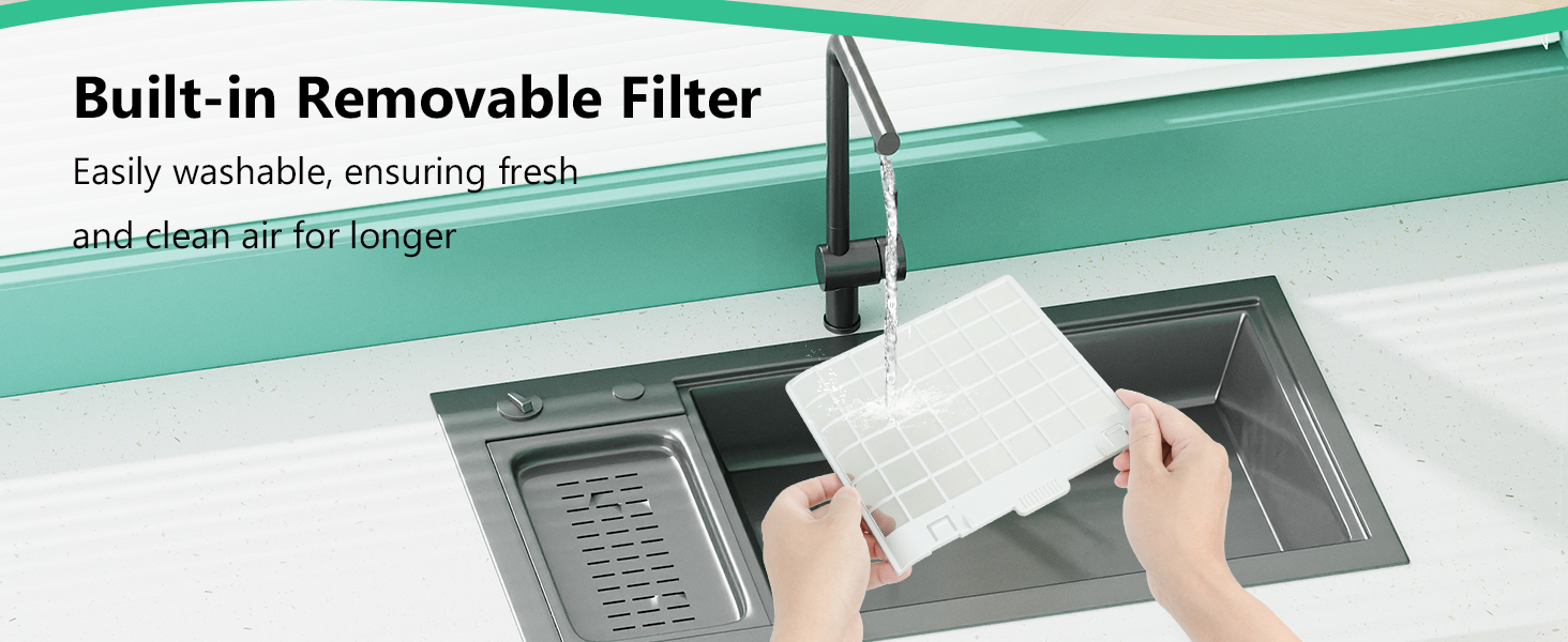 Електричний осушувач повітря 12л/день, тихий осушувач для дому, квартири, підвалу з 3 режимами, таймером 24г, автоматичною відтайкою та енергозбереженням