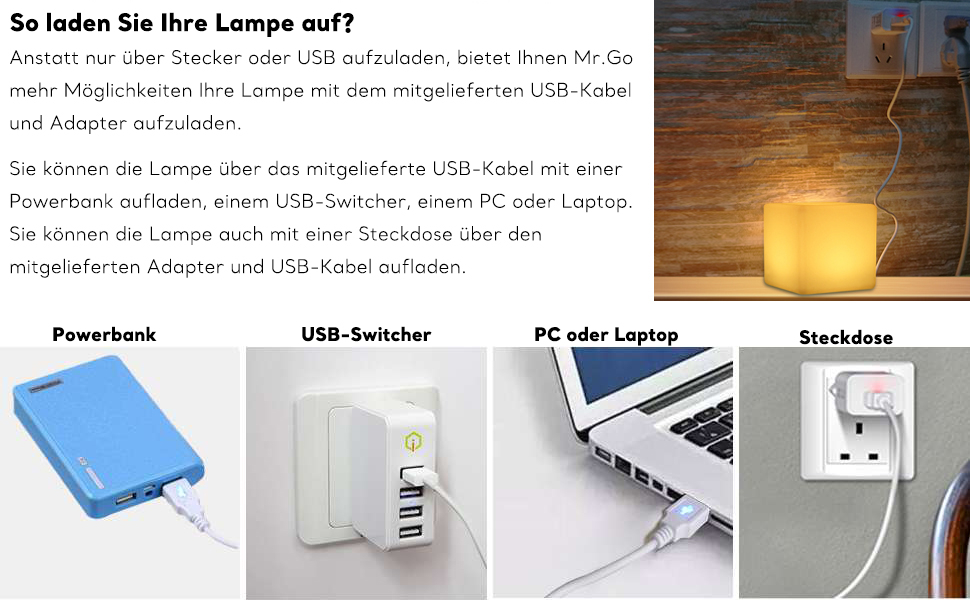 Світлодіодний куб-пуф Mr.Go 12