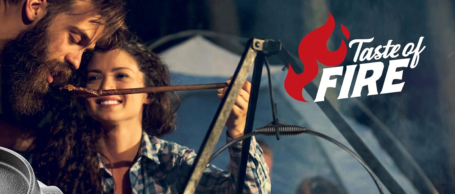 Набір чавунного казана BBQ Dutch Oven [Das Original] на 10,8 л з підставкою та кришкою-гриль на 2,2 л, підйомником та e-book