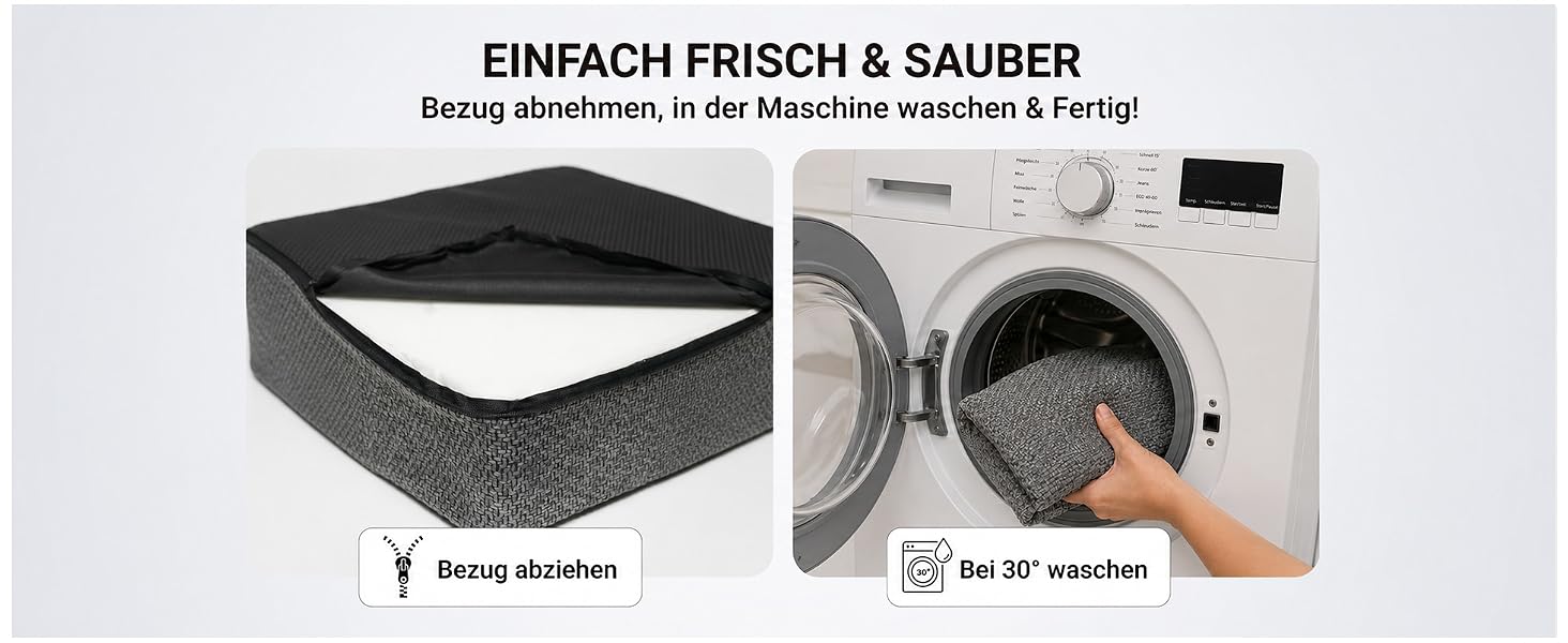 Ортопедична подушка для сидіння з Memory Foam 40x40 см Anthrazit - для офісного крісла, авто, візка. Нековзка, знімний чохол