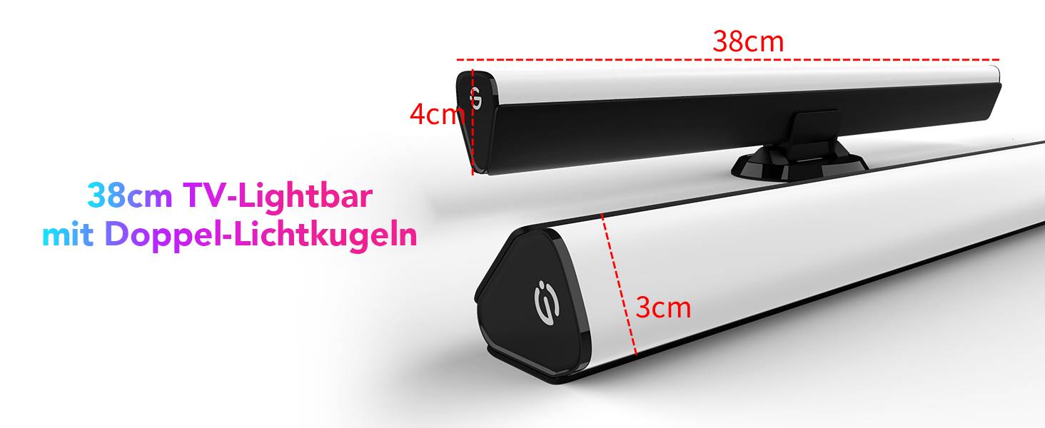 Світлодіодні RGBIC LED-панелі для підсвічування телевізора Govee (45-70 дюймів), чорні
