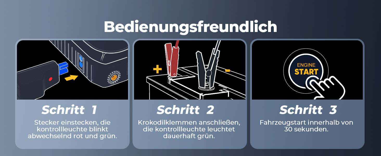 Powerbank для автомобіля YaberAuto AP02 з компресором, 150PSI, 4500A, LED ліхтар 500 люмен, LCD дисплей 3.3