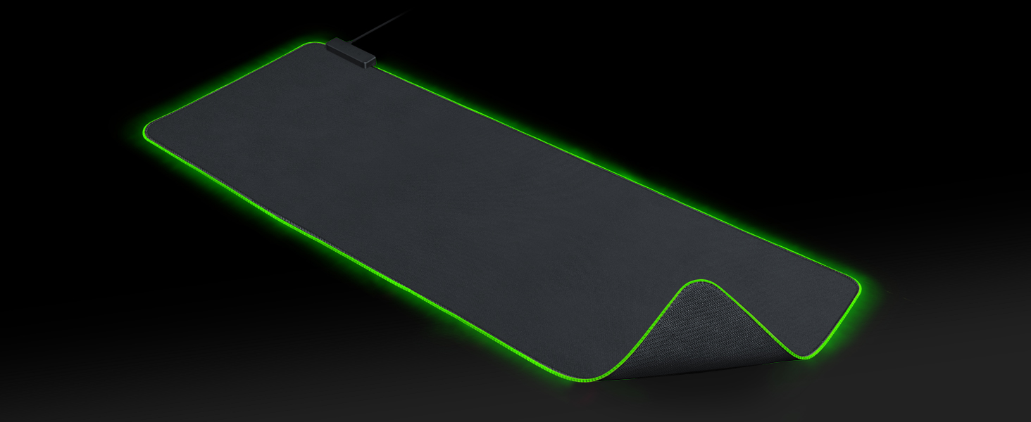 Килимок для миші Razer Goliathus Extended Chroma - великий, RGB, з тканиною поверхнею, чорний