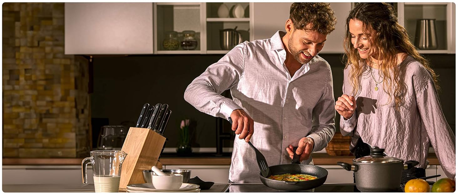 Набір кухонних аксесуарів Hoffmann Küchenhelfer-Set (5 предметів), антрацит, силікон-сталевий сердечник