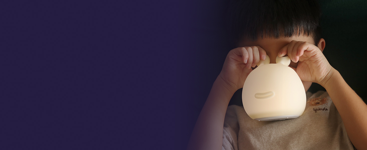 Дитячий LED нічник Momo Moon — регульований нічник для дітей та немовлят, сенсорна лампа для дитячої кімнати з USB-зарядкою