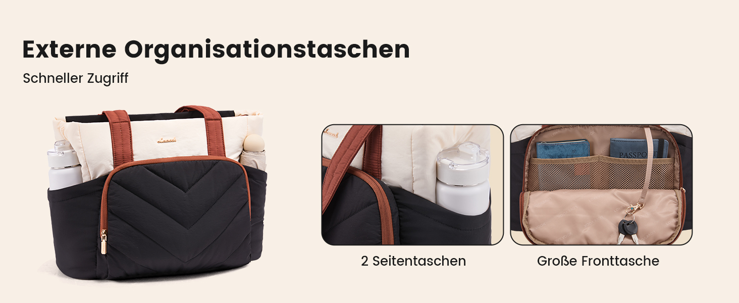 Сумка-шопер LOVEVOOK для жінок: велика, легка, 15.6