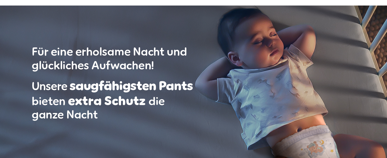 Нічні підгузки-трусики Pampers Night Pants, розмір 4 (9-15 кг), 180 шт.